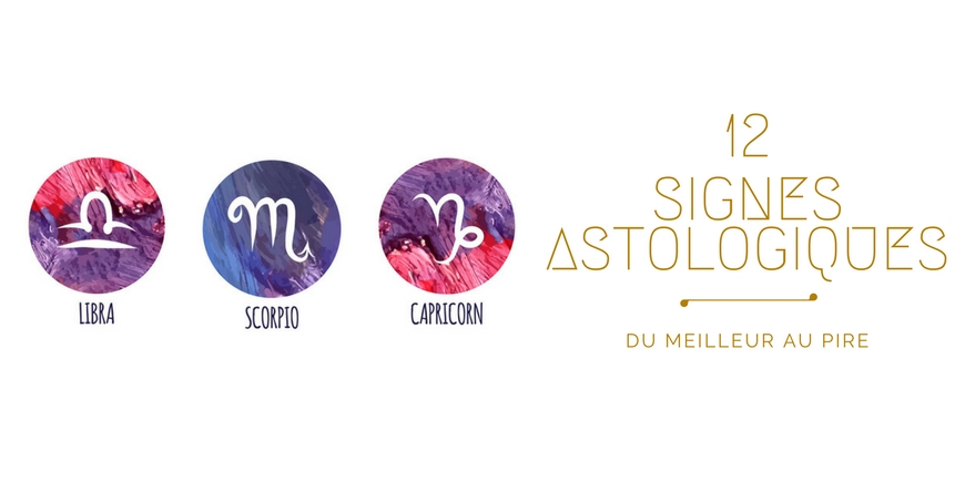 Le Classement des 12 Signes Astrologiques